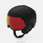 4P62R32 Giro erkekler yörünge küresel kask mat siyah - Görsel 2
