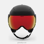 4P62R32 Giro erkekler yörünge küresel kask mat siyah - Görsel 3