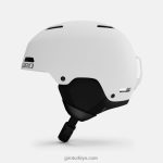 4P62R379 Giro erkekler çıkıntılı kask mat beyaz