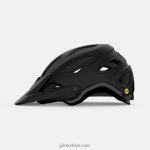 4P62R412 Giro üniseks montaro mips kask mat siyah/parlak siyah - Görsel 2