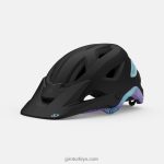 4P62R513 Giro kadınlar montaro mips ıı kask mat siyah krom nokta