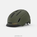 4P62R606 Giro üniseks caden mips ii kask mat iz yeşil