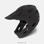 4P62R92 Giro üniseks sustalı mips kask mat siyah/parlak siyah
